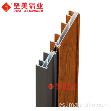 Perfil de extrusión de marco de puerta de aluminio OEM